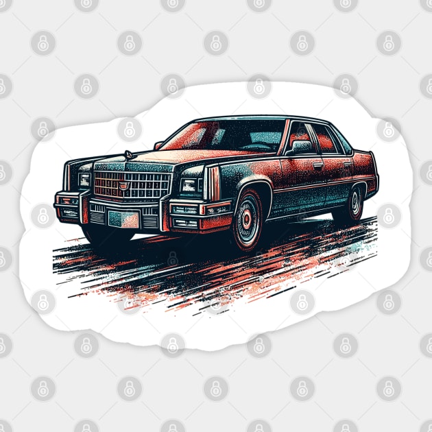 Cadillac DeVille Sticker by Vehicles-Art